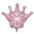 Liten Rosa Foliekrone, 3 stk