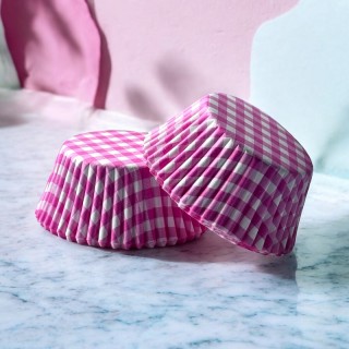 Rosa og Hvite Muffinsformer