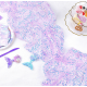Lavendel Glitter Bordløper, 2.75 meter