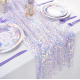 Lavendel Glitter Bordløper, 2.75 meter