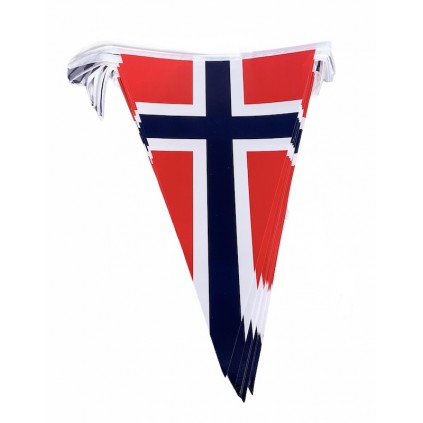 Festvimpel Norske Flagg
