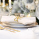 Gullsløyfe Serviettringer