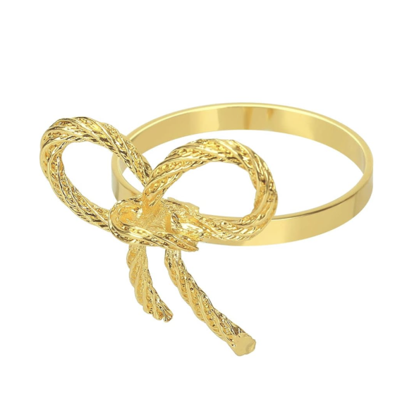 Gullsløyfe Serviettringer