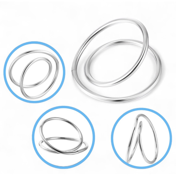 Sølv Serviettringer