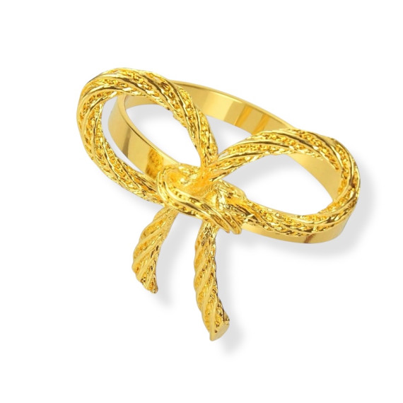 Gullsløyfe Serviettringer