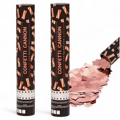 Konfettikanon Rose Gold, 2 stk