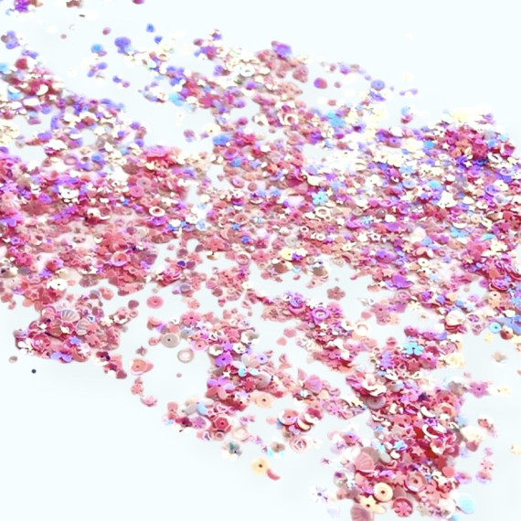 Rosa Shimmer Bordkonfetti