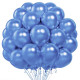 Blå Metallic Ballonger
