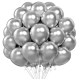 Sølv Chrome Ballonger