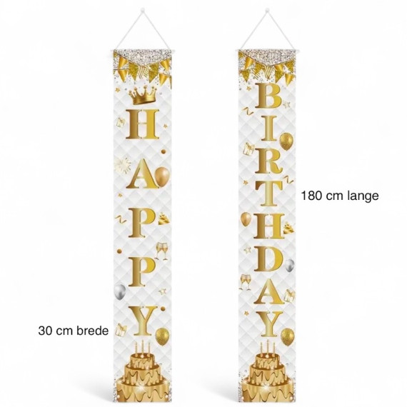 Hengende Bursdagsbanner