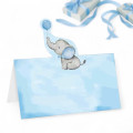 Blå Elefant Bordkort