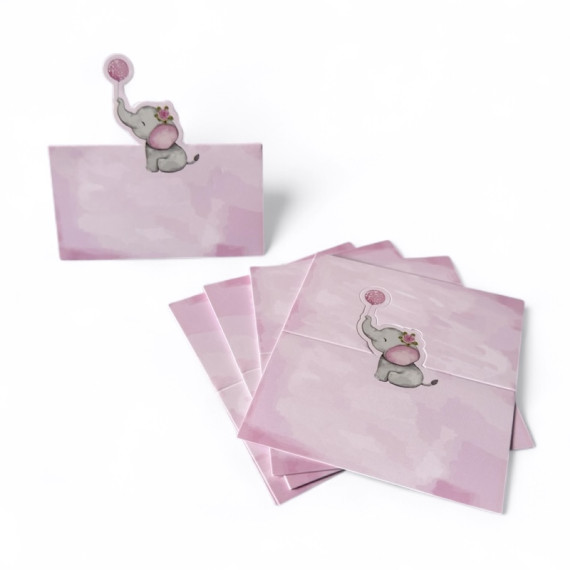 Rosa Elefant Bordkort