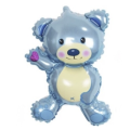 Teddybjørn Folieballong, Blå