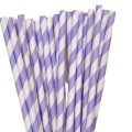 Lavendel Striper Sugerør