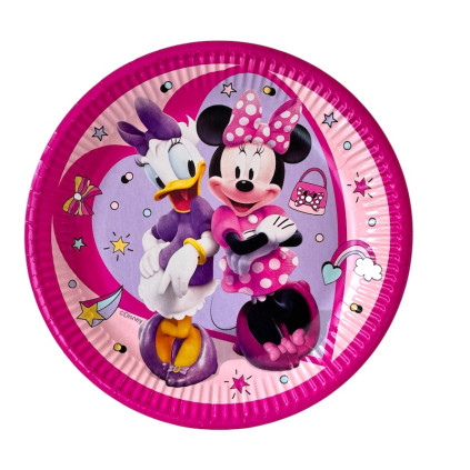 Minnie Junior Papptallerkener, 8 stk