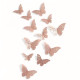 Rose Gold Sommerfugler