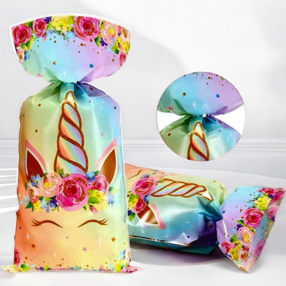 Enhjørning Candy Bags