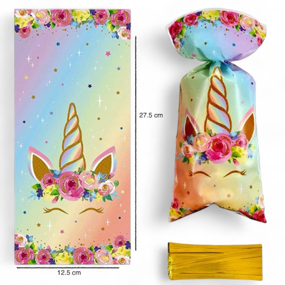 Enhjørning Candy Bags
