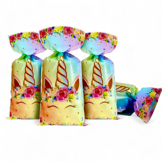 Enhjørning Candy Bags