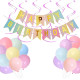 Bursdagsbanner med Ballonger
