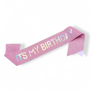 Rosa It's my Birthday Ordensbånd