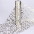 Sølvglitter Bordløper, 9 meter