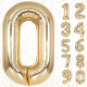 Champagne Tallballonger, 1 meter høye