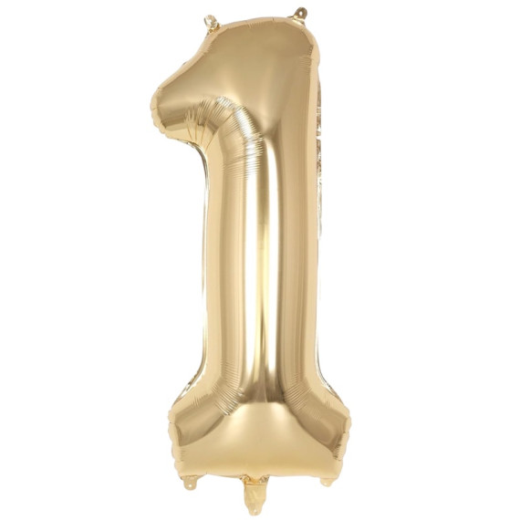 Champagne Tallballonger, 1 meter høye