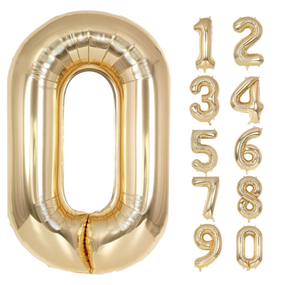 Champagne Tallballonger, 1 meter høye