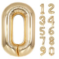Champagne Tallballonger, 1 meter høye