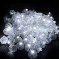 Hvite LED kuler, 10 stk