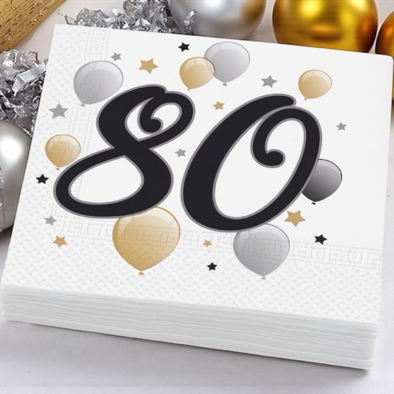 Servietter, 80 år