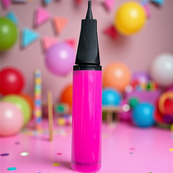Rosa Ballongpumpe