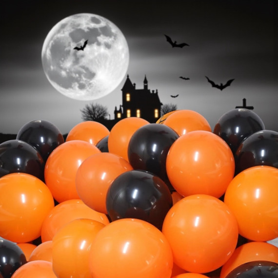Halloween Festpakke med Glittergardiner