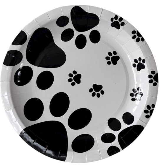 Sorte Poter Bordpakke med Ballonger