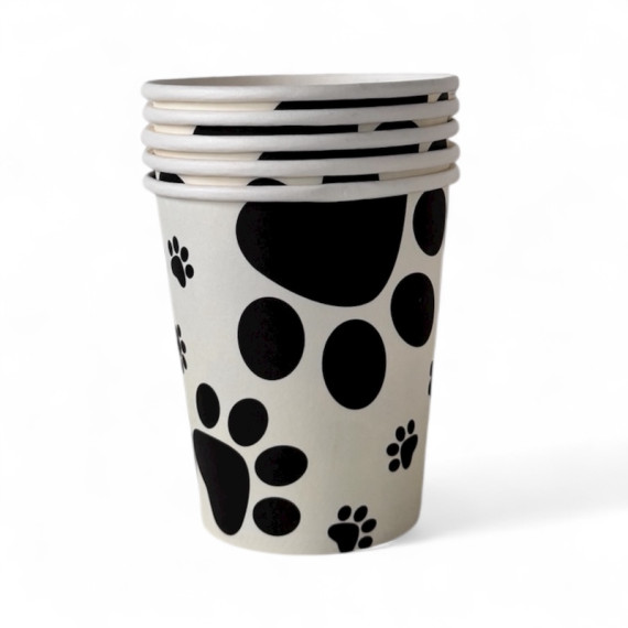 Sorte Poter Bordpakke med Ballonger