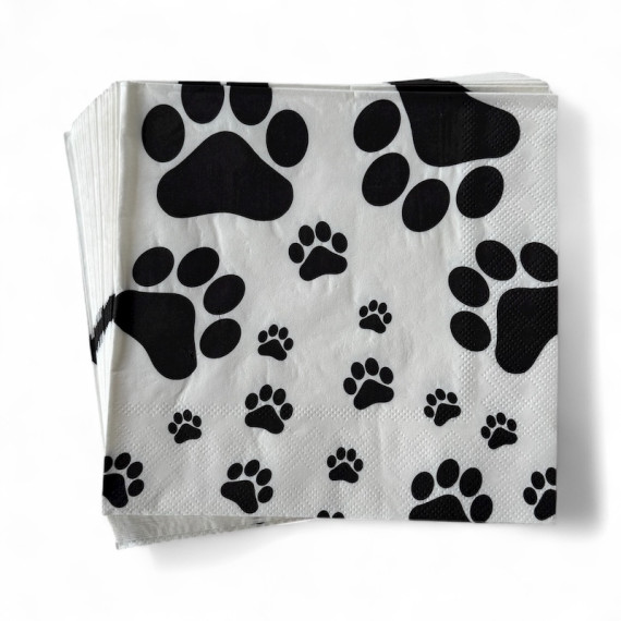 Sorte Poter Bordpakke med Ballonger