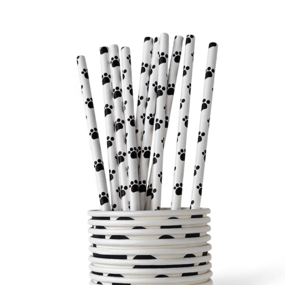 Sorte Poter Bordpakke med Ballonger