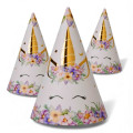 Enhjørning Gullhorn Papphatter