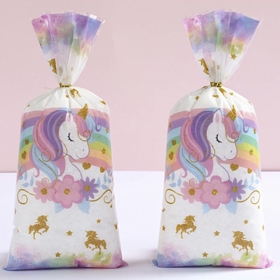 Enhjørning Candy Bags