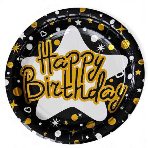 Happy Birthday Papptallerkner