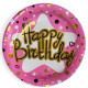 Happy Birthday Papptallerkner