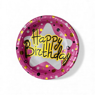 Happy Birthday Papptallerkner