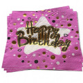 Happy Birthday Papirservietter