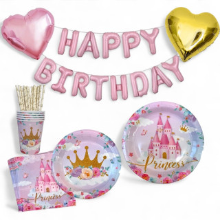Prinsesse Bursdagspakke, 24 stk