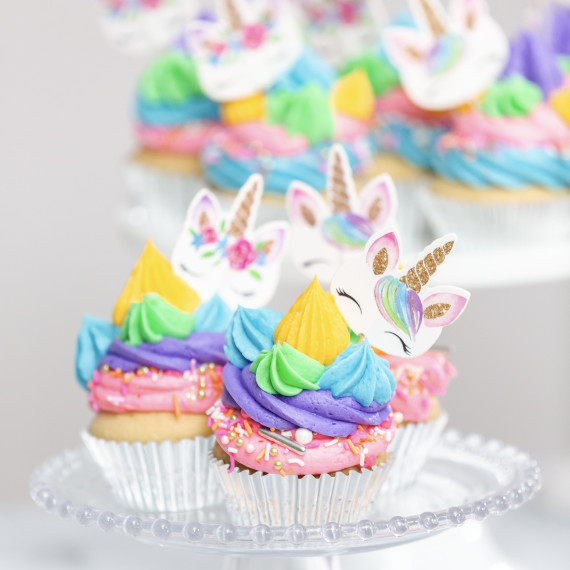 Enhjørning Kaketoppere