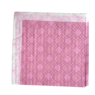 Rosa Papirservietter