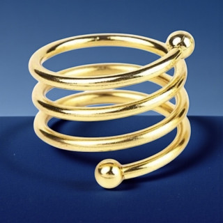 Gullspiral Serviettring