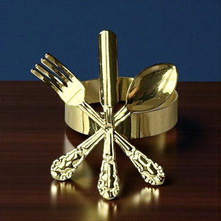 Gullbestikk Serviettringer