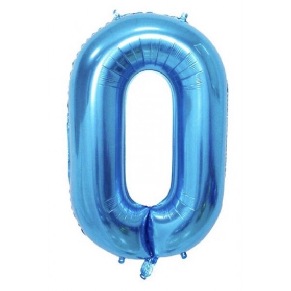 Tallballonger Mellomblå 100 cm